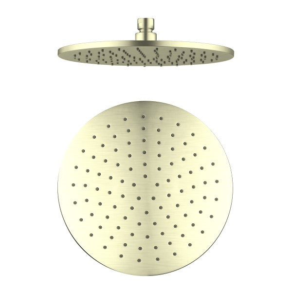 Fresh Brushed  Round 250mm Shower Head 3 Star/9LPM NRROA1001BG