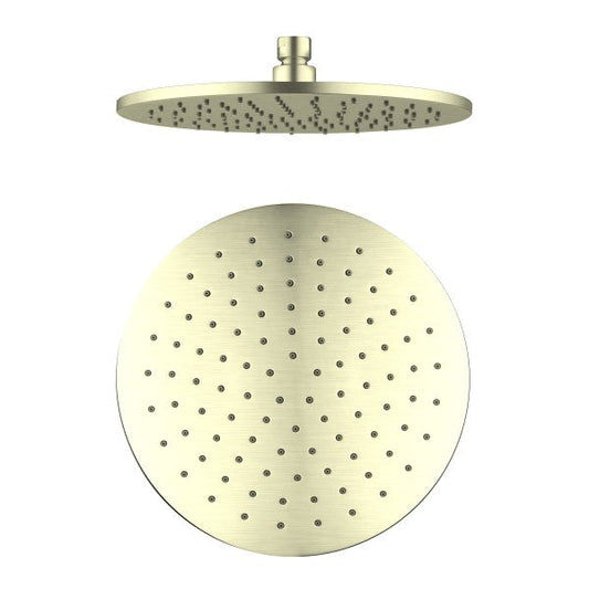 Nero 300mm Round  Shower Head Brushed  // NRROA1202BG