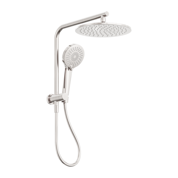 Mecca 2 in 1 Twin Short Shower, 250mm Overhead & Handset