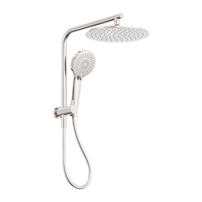 Mecca 2 in 1 Twin Short Shower, 250mm Overhead & Handset