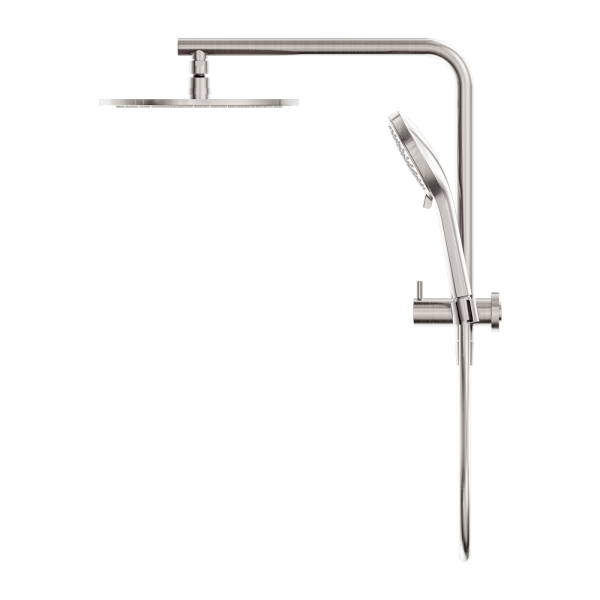 Mecca 2 in 1 Twin Short Shower, 250mm Overhead & Handset