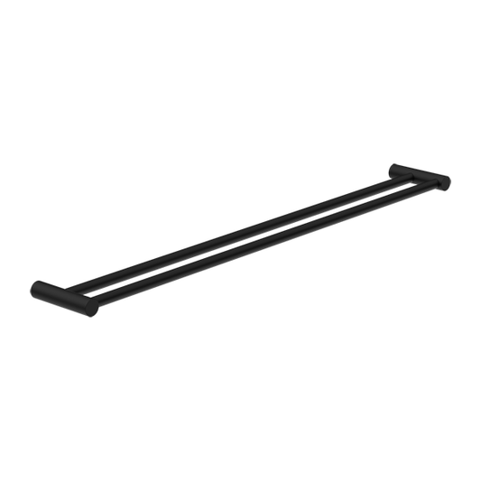 Nero New Mecca 800mm Double Towel Rail