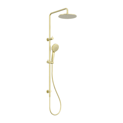 Nero Round Combination Overhead and Handshower on Column