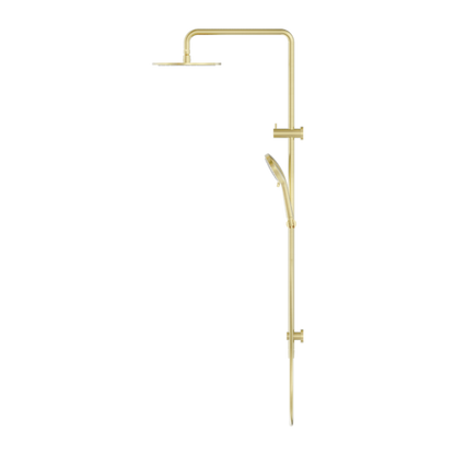 Nero Round Combination Overhead and Handshower on Column