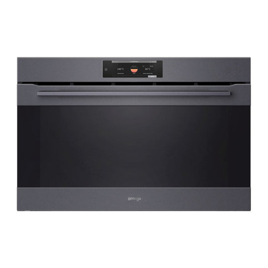 Omega 90×60cm 21 Function Pyrolytic Oven with AirFry, Dusk Grey