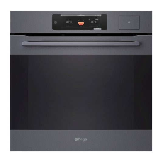 Omega 60cm 29 Function Steam Oven with AirFry, Dusk Grey