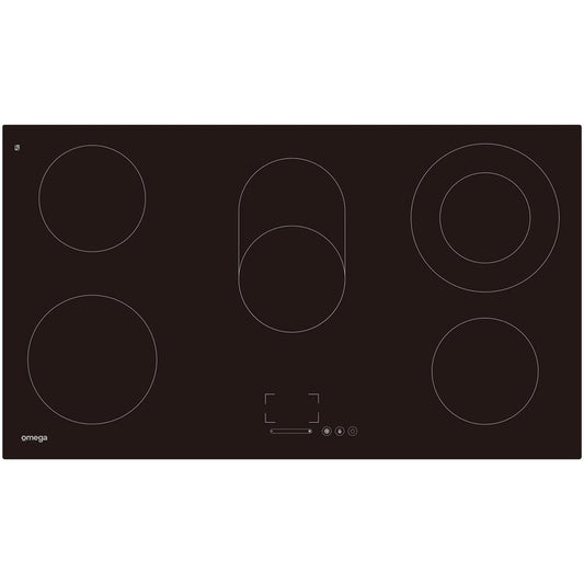 Omega 90cm 5 Zone Ceramic Cooktop