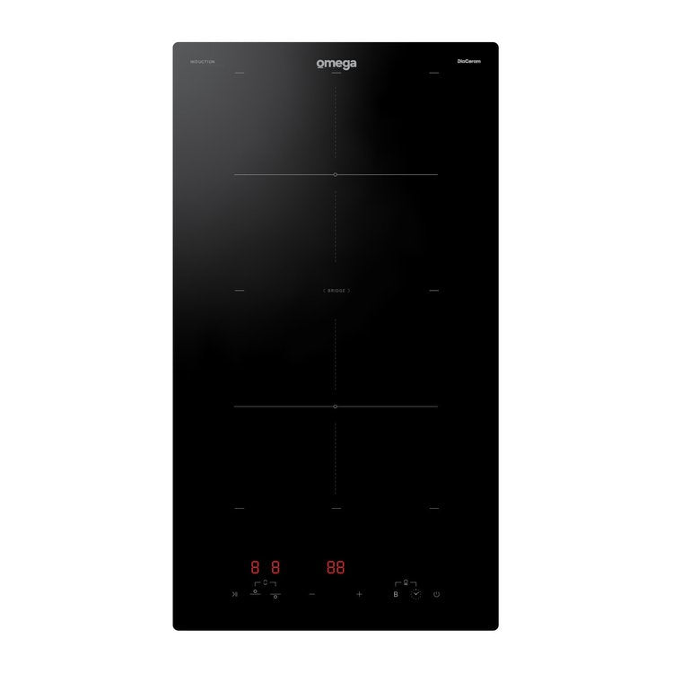 Omega 30cm Induction Cooktop, 10 Amp Power Phasing