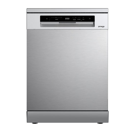 Omega  60cm Freestanding Dishwasher, Stainless Steel