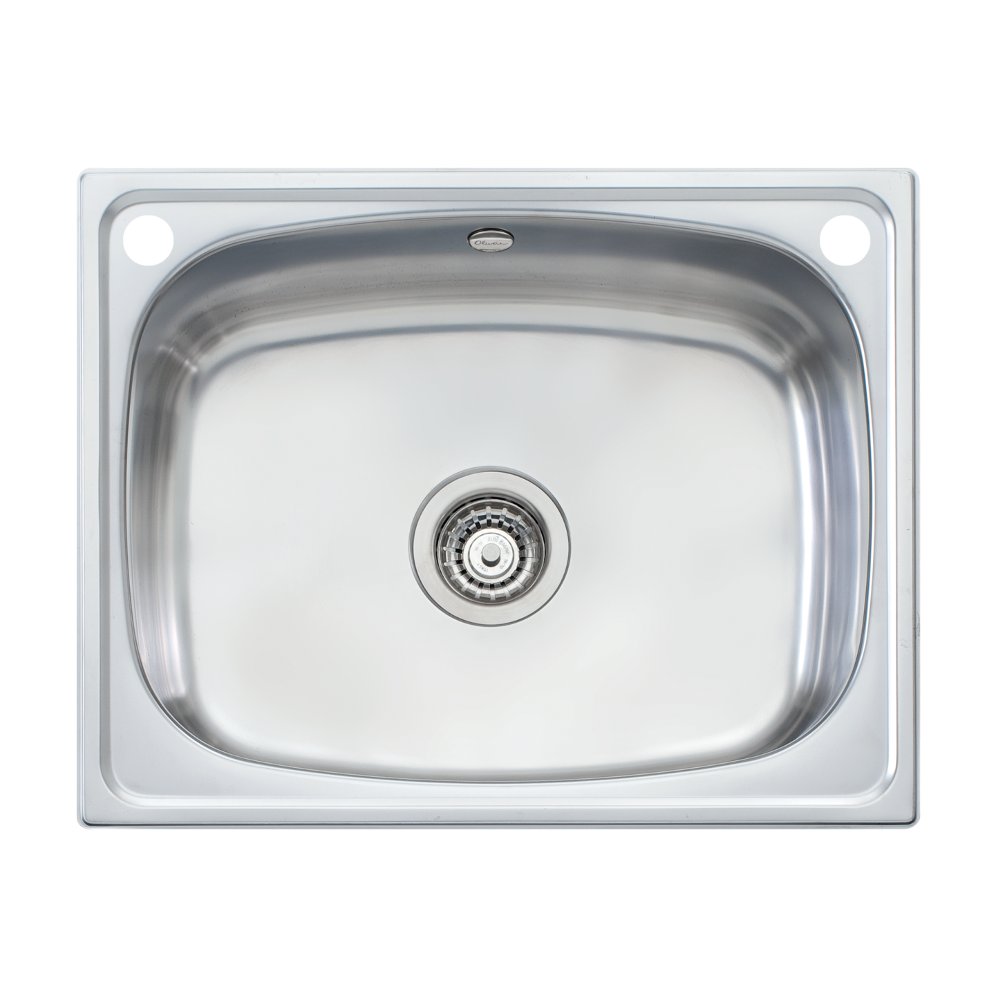Oliveri Laundry 45L Tub With Rinse Bypass And Overflow Stainless Steel
