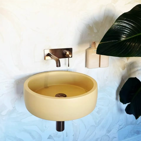 Nero Opal Wall Basin/Bath Mixer 230mm Brushed  NR251907A230BG