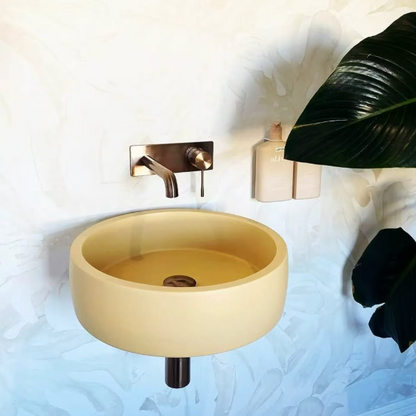 Nero Opal Wall Basin/Bath Mixer 230mm Brushed  NR251907A230BG