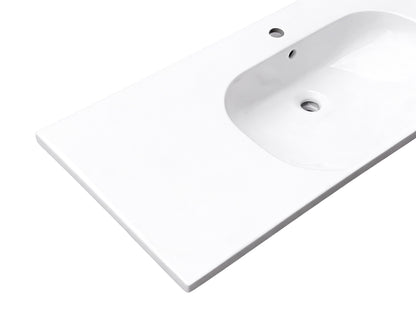 Opal 1200mm Single Bowl Ceramic Top Vanity Basin