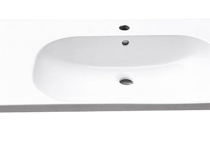 Opal 1200mm Single Bowl Ceramic Top Vanity Basin