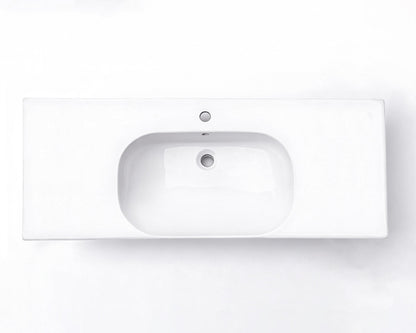 Opal 1200mm Single Bowl Ceramic Top Vanity Basin