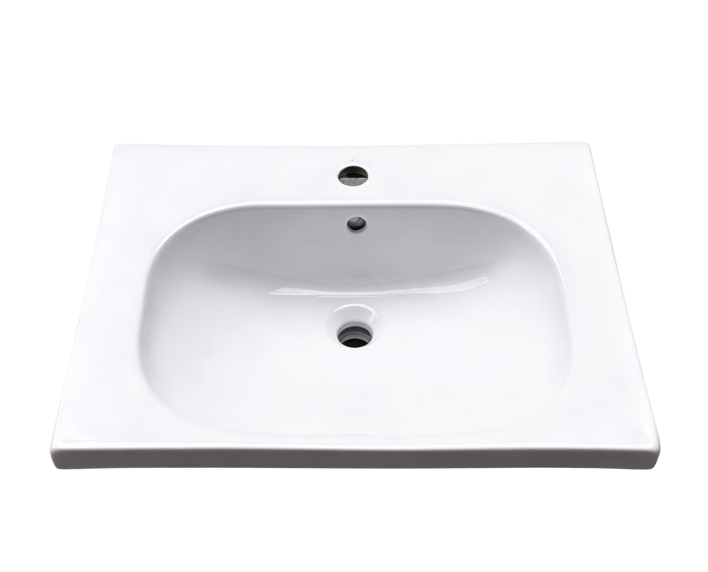 Opal 600mm Ceramic Top Vanity Basin
