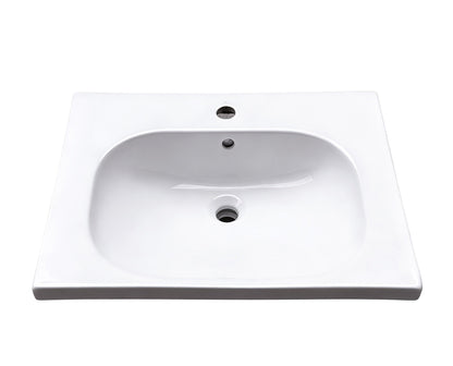 Opal 600mm Ceramic Top Vanity Basin