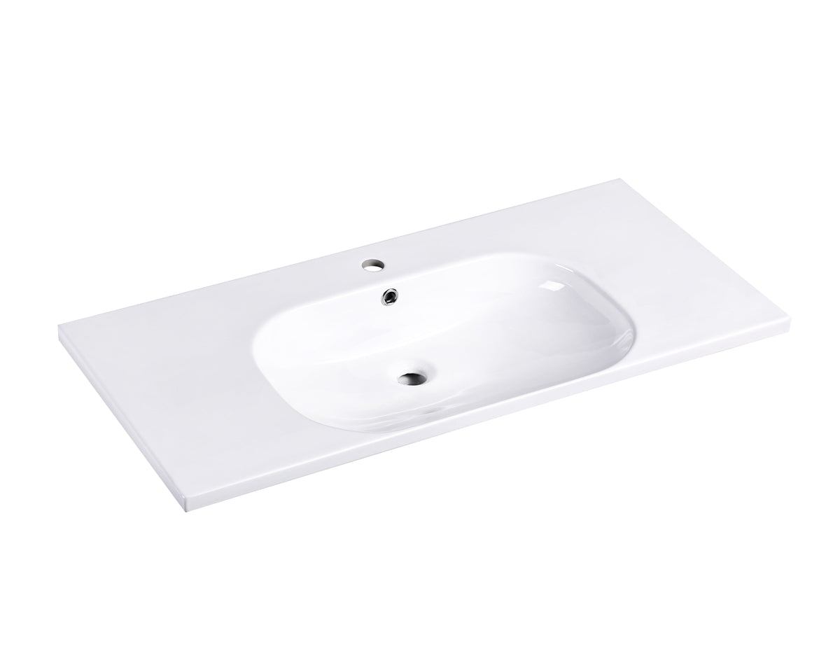 HERA 900mm Freestanding Vanity - Elegant Oak