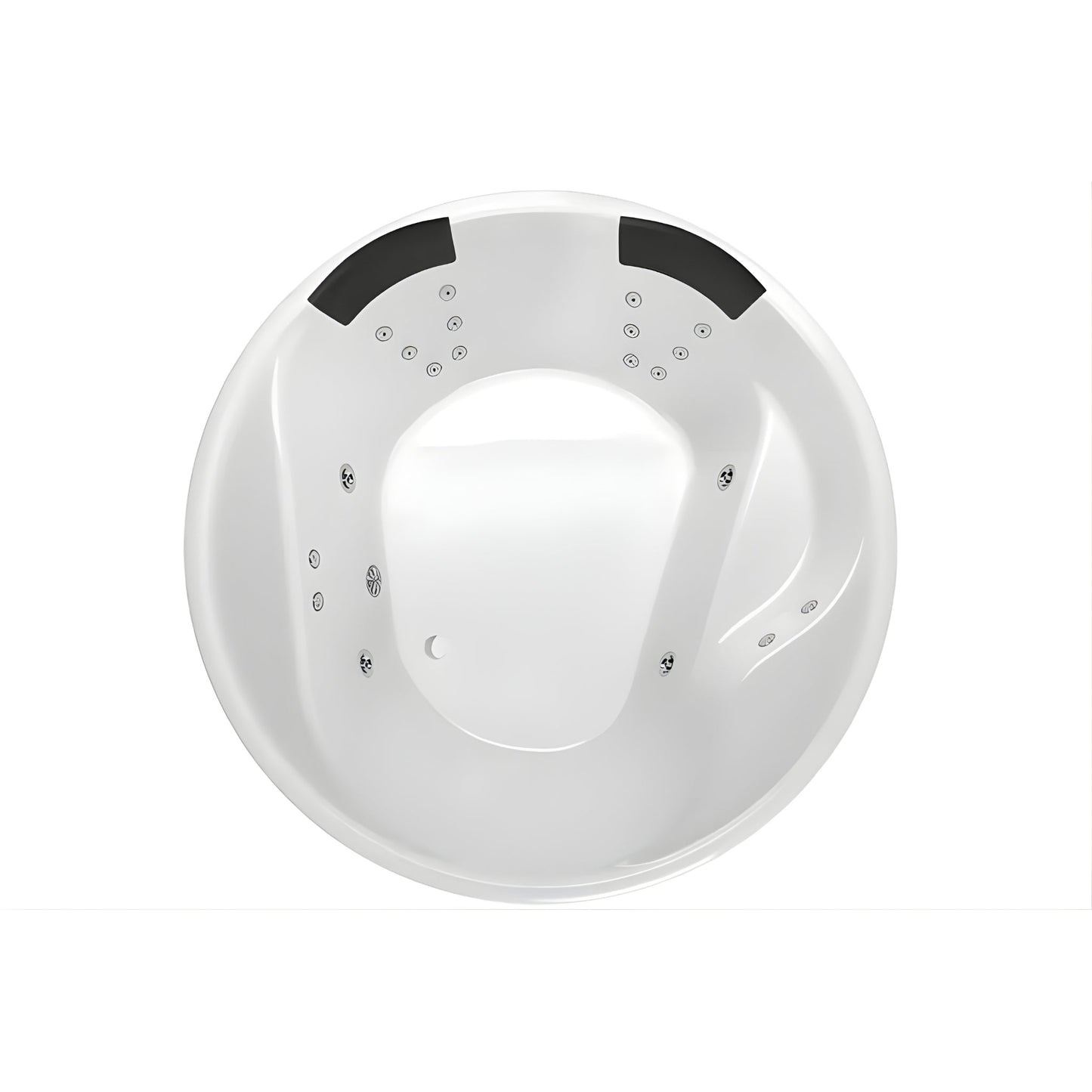DECINA ORION FREESTANDING DOLCE VITA SPA BATHTUB  1570MM WITH 16-JETS