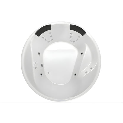 DECINA ORION FREESTANDING DOLCE VITA SPA BATHTUB  1570MM WITH 16-JETS