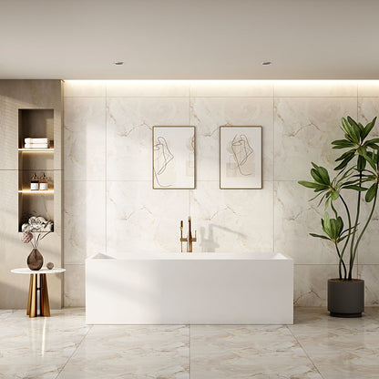 Orta Multi-Fit Freestanding Bathtub - 1700mm / Gloss White