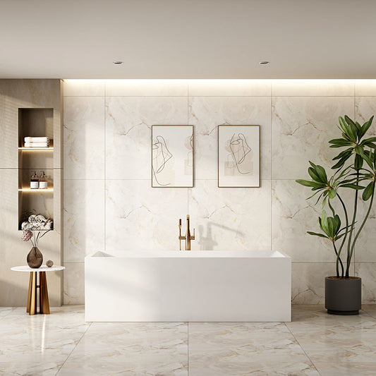 Orta Multi-Fit Freestanding Bathtub - 1500mm / Gloss White