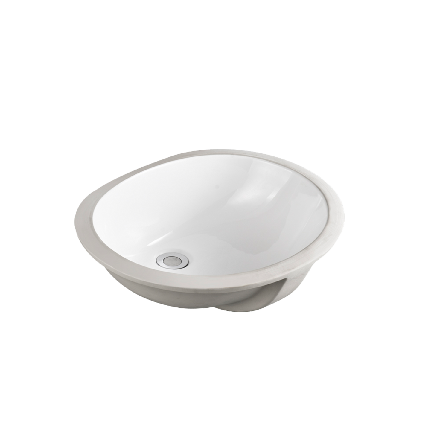Oliveri Oslo Undermount Oval Basin White