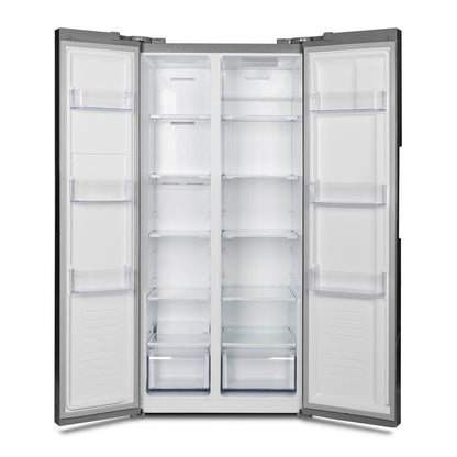 Omega  505L Side by Side Counter-Depth Fridge, Stainless Steel