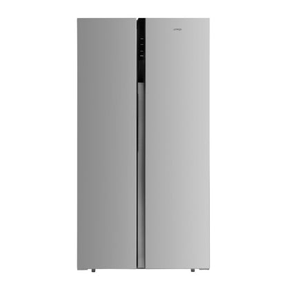 Omega  505L Side by Side Counter-Depth Fridge, Stainless Steel