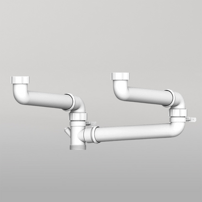 Oliveri Opti-Space Connector Kit For Double Bowl Sink White