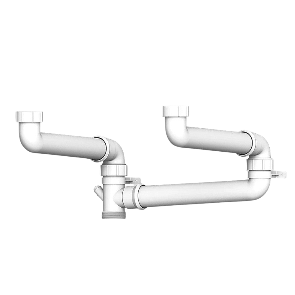 Oliveri Opti-Space Connector Kit For Double Bowl Sink White