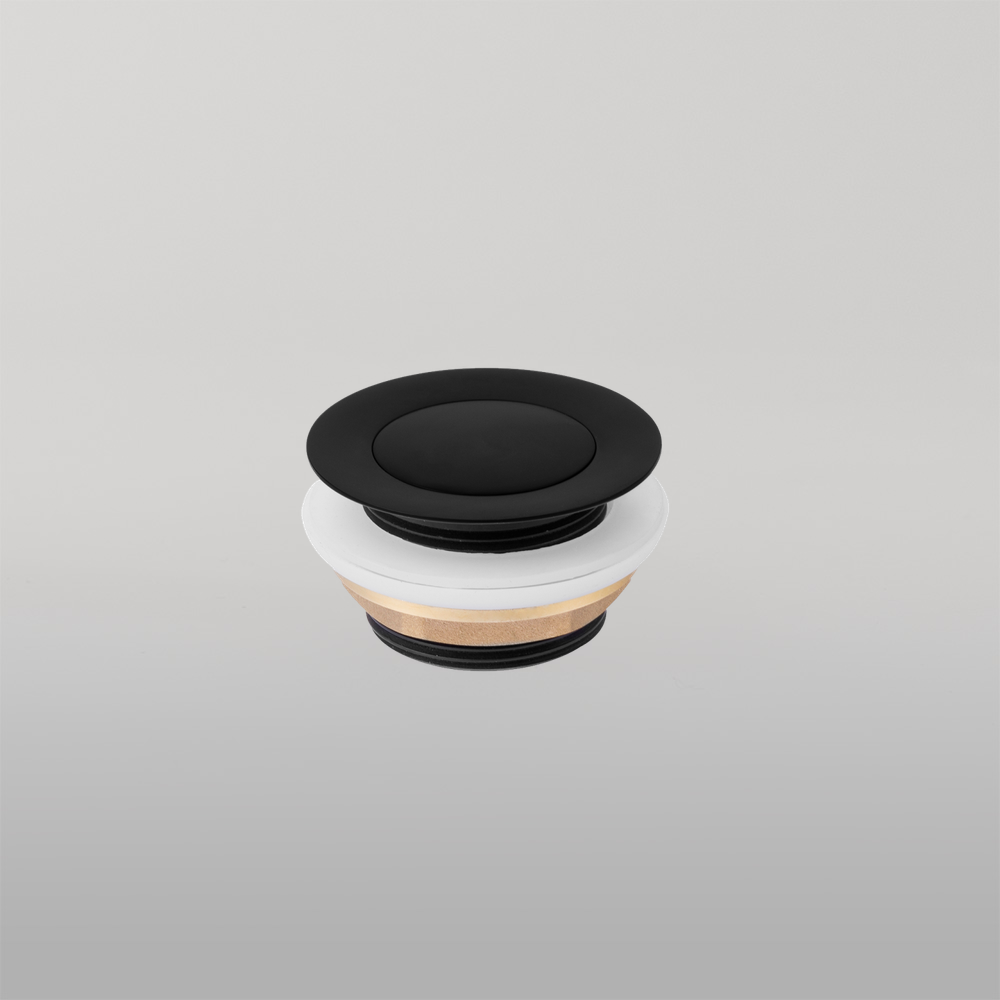 Oliveri Pop-Up Bath Waste Brushed Black