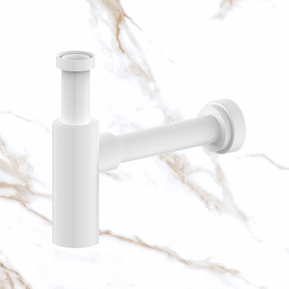 Oliveri Bottle Trap Gloss White