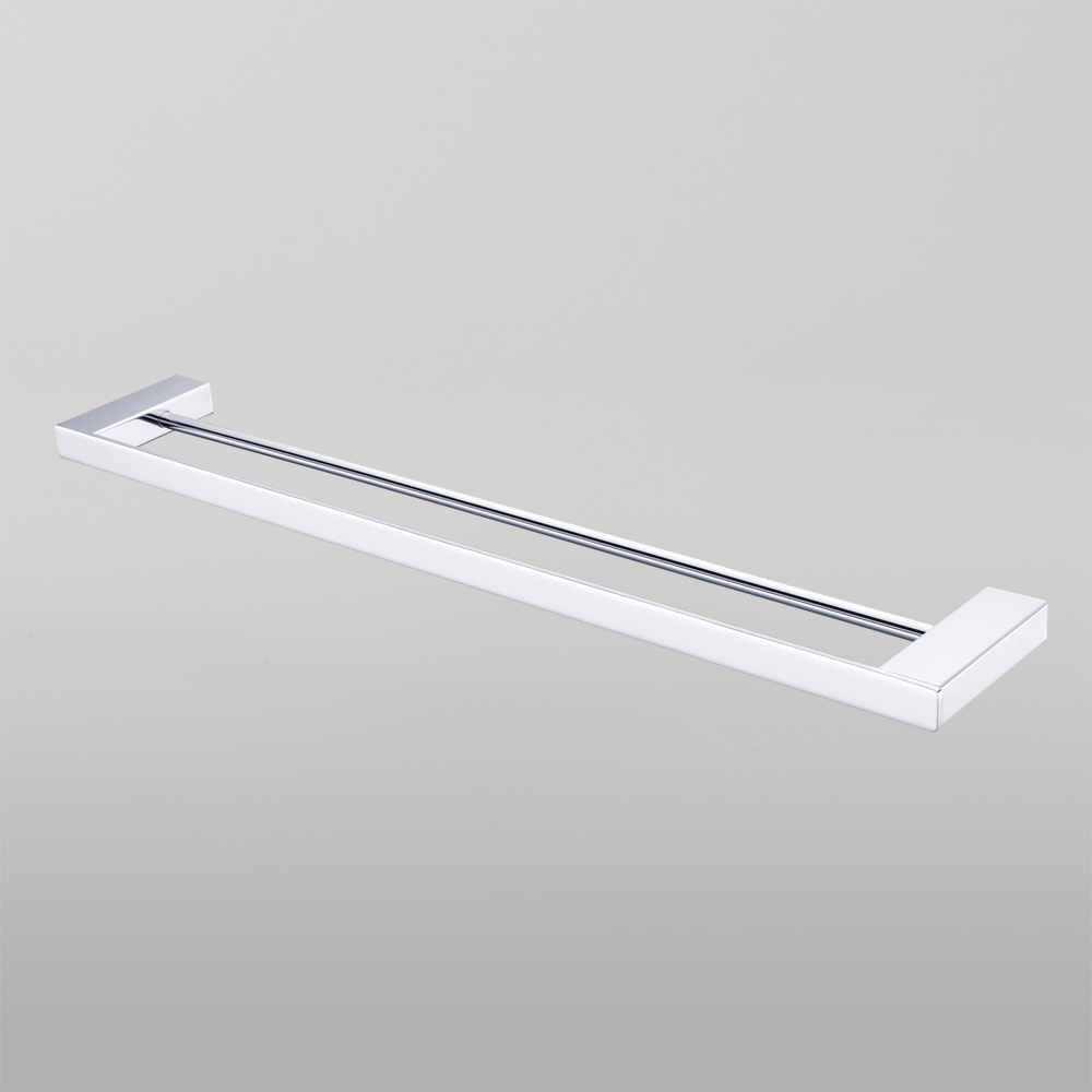 Oliveri Athens Double Towel Rail 800mm Chrome