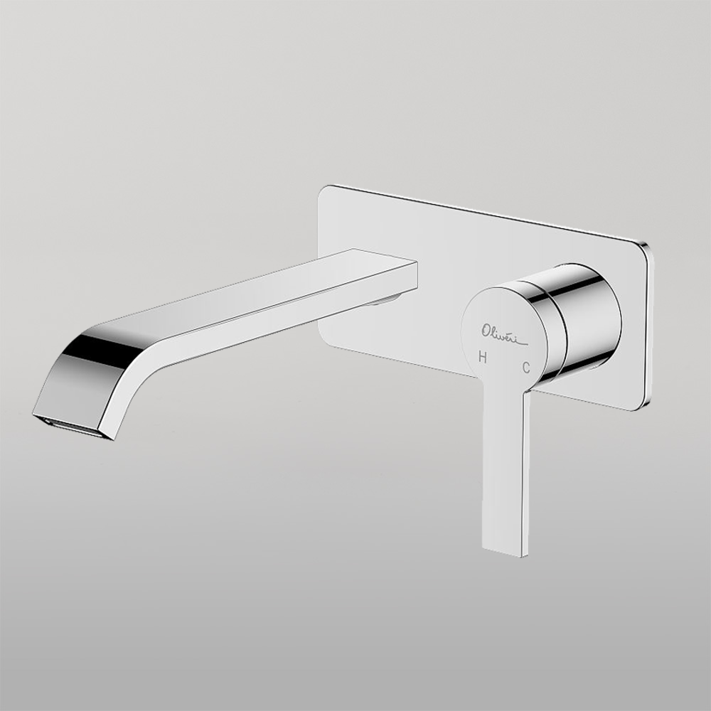 Oliveri Barcelona Wall Mixer Set Chrome