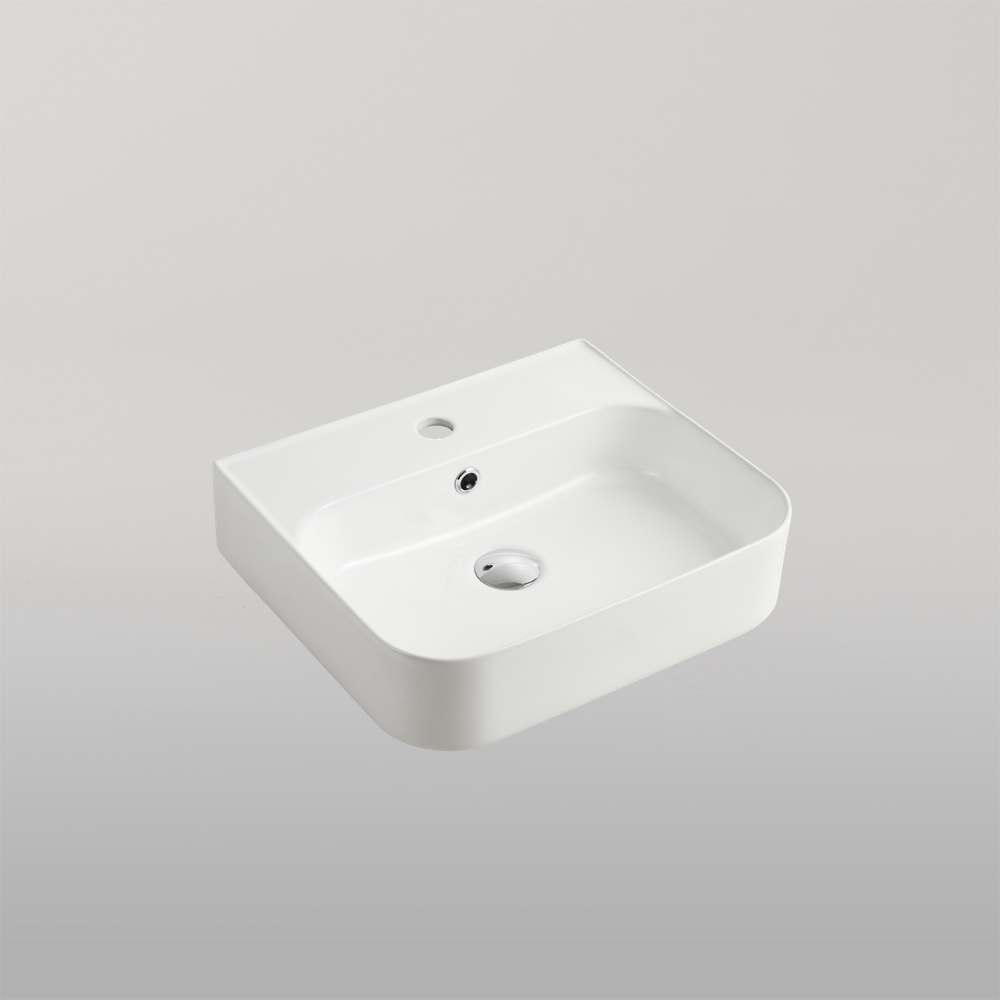 Oliveri Dublin Counter Top Basin with 1 Taphole White