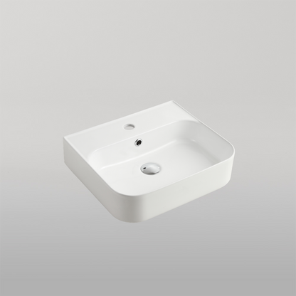 Oliveri Dublin Wall Hung Basin with 1 Taphole White