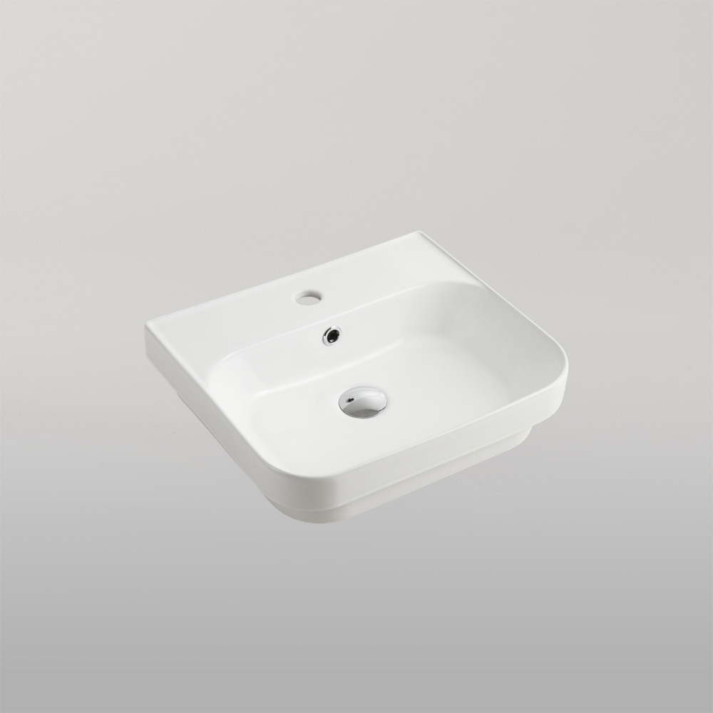 Oliveri Dublin Inset Basin with 1 Taphole White