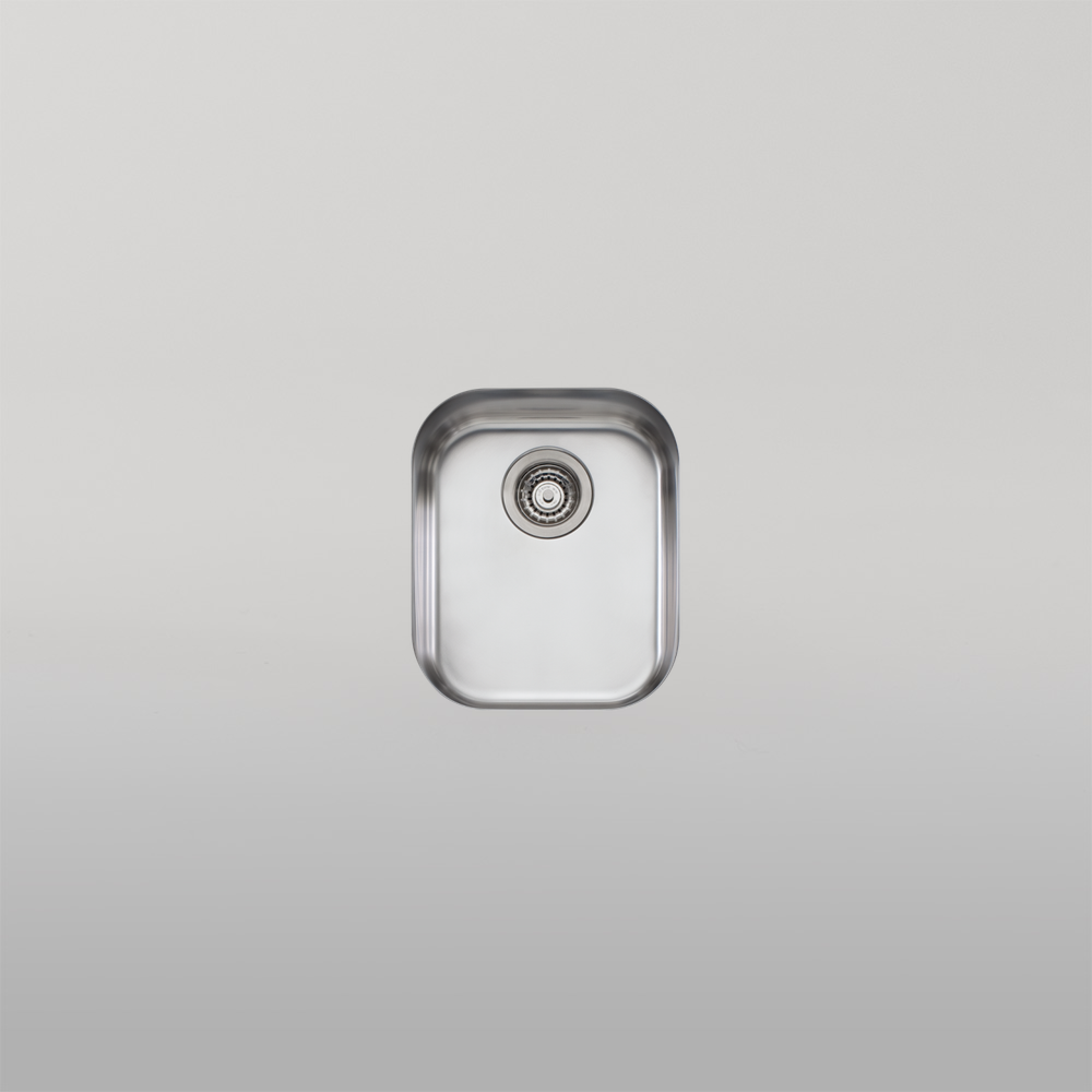 Oliveri Diaz Standard Bowl Undermount Sink Stainless Steel
