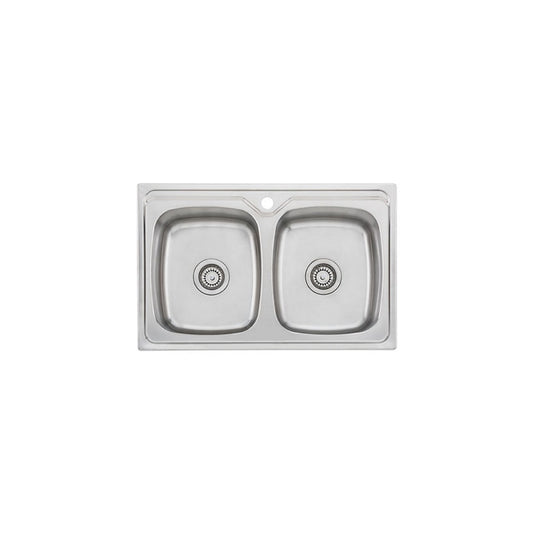 Oliveri Endeavour Double Bowl Universal Sink | EE23TU