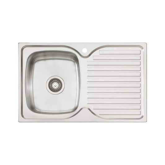 Oliveri Endeavour Left Hand Single Bowl Sink & Drainer EE21