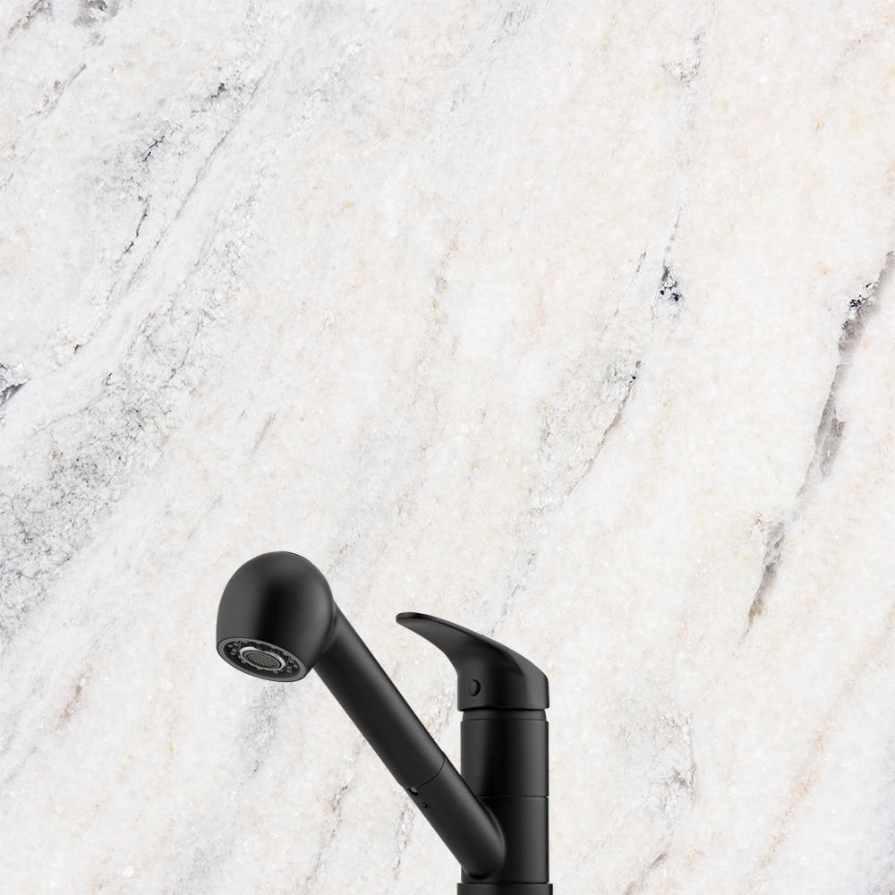 Oliveri London Pull Out Spray Mixer Lead Free Matte Black