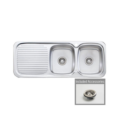 Oliveri LakeLand Right Bowl Sink LL157