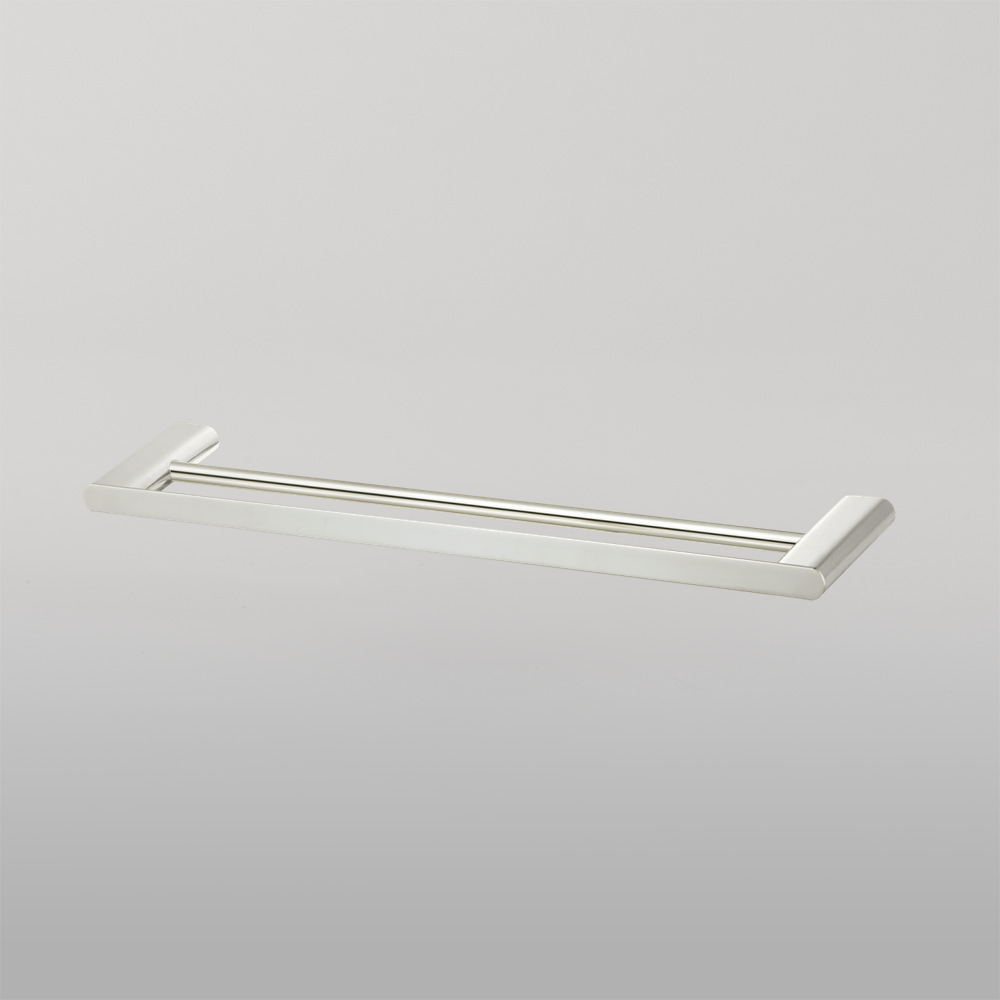 Oliveri Madrid Double Towel Rail 650mm Brushed Nickel