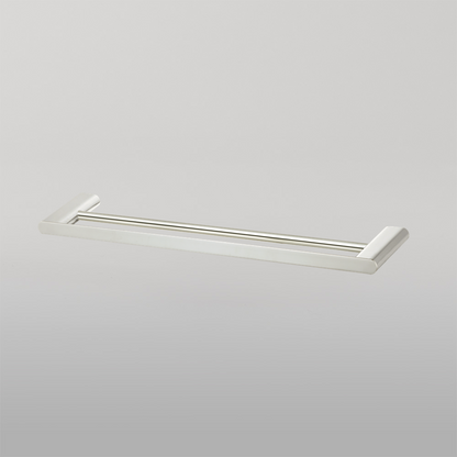 Oliveri Madrid Double Towel Rail 650mm Brushed Nickel