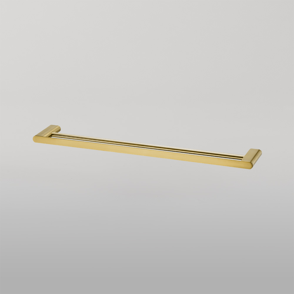 Oliveri Madrid Double Towel Rail 650mm Classic Gold