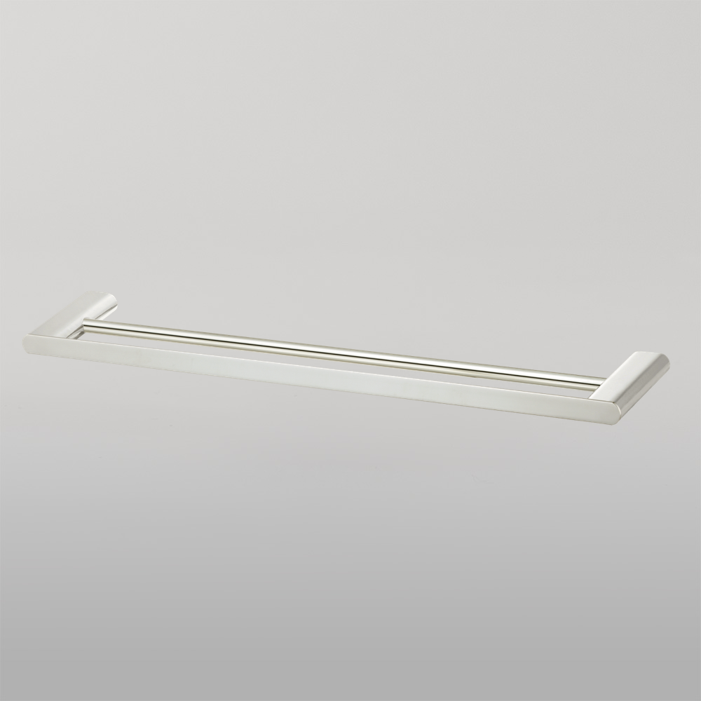 Oliveri Madrid Double Towel Rail 800mm Brushed Nickel
