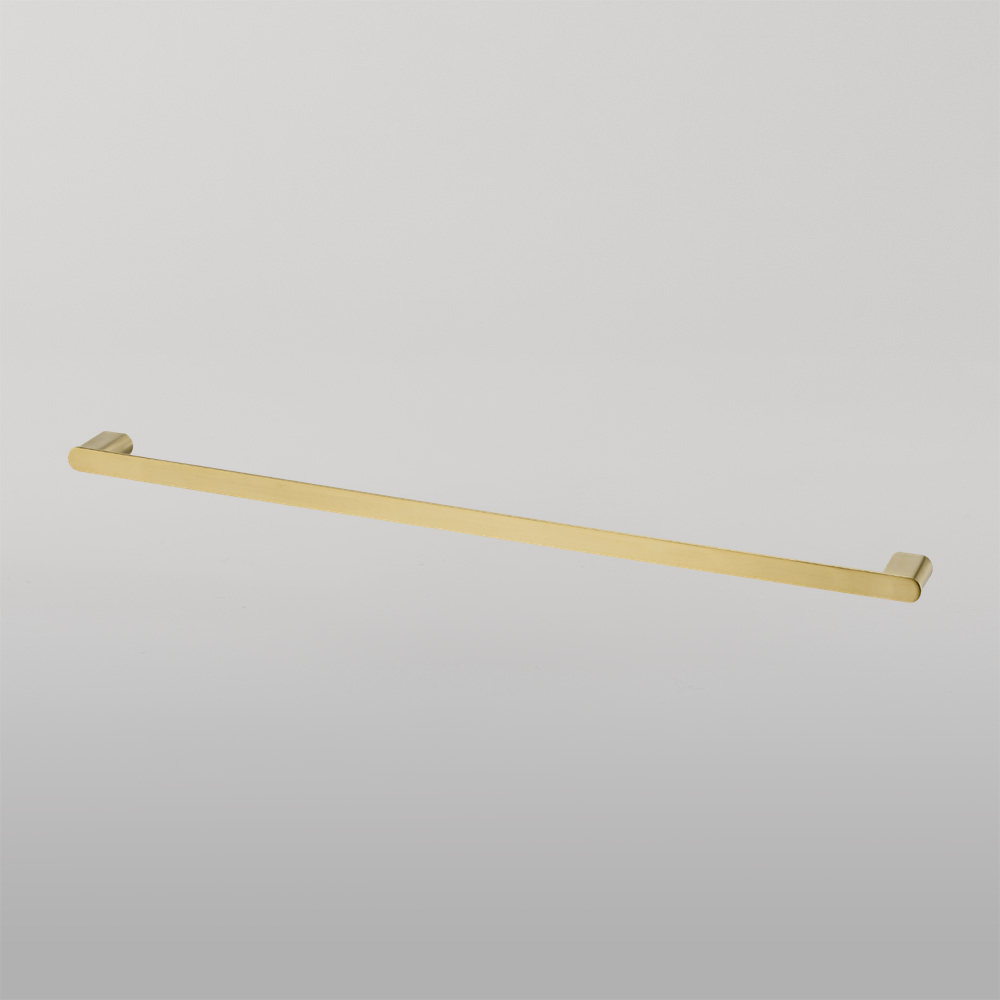 Oliveri Madrid Single Towel Rail 800mm Classic Gold