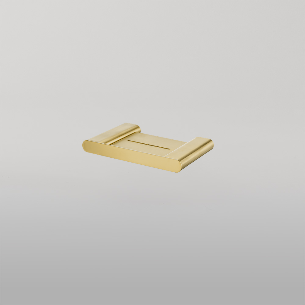 Oliveri Madrid Soap Holder With Shelf Classic Gold
