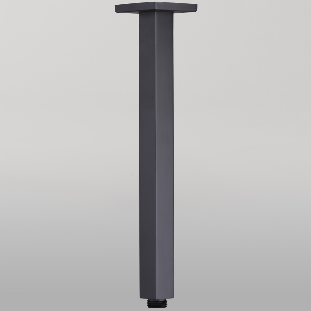 Oliveri Monaco Ceiling Mounted Shower Arm Matte Black